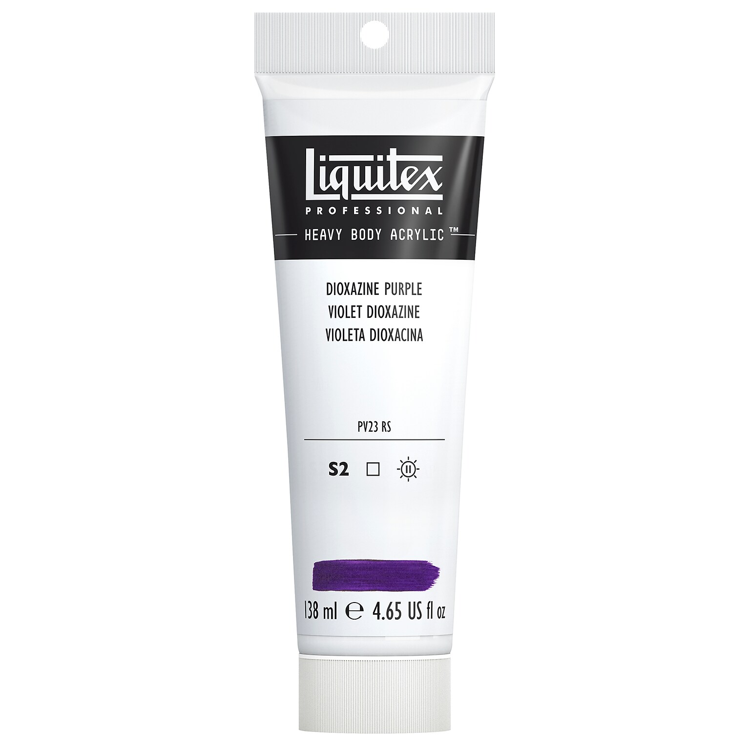 Liquitex Professional Heavy Body Acrylic Paint Tube, Dioxazine Purple, 138 mL (LIQ1047186)