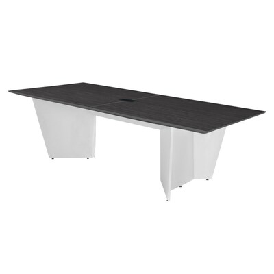 Regency Array 72W x 36D Conference Table with Grommet, Ash Grey/White (ACT7236AGWH)