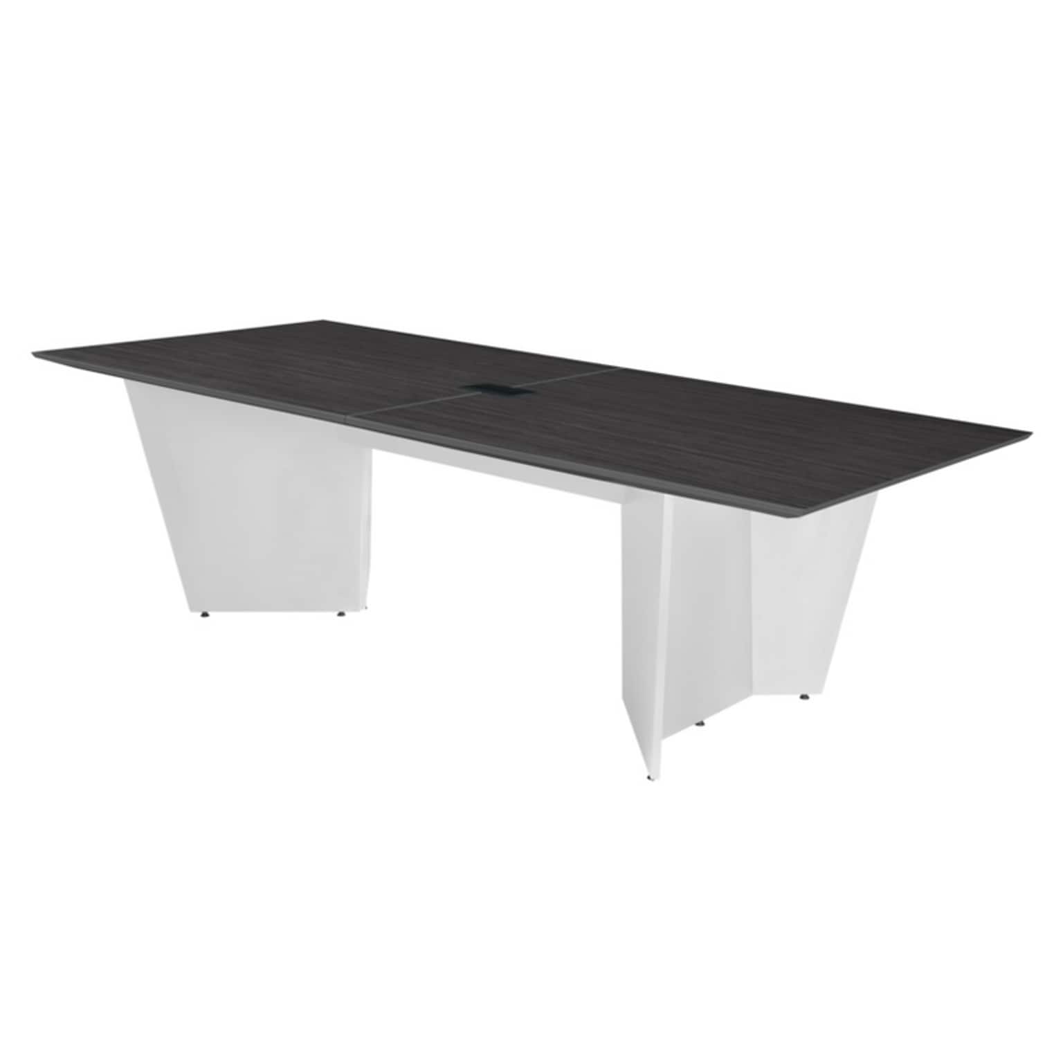 Regency Array 72W x 36D Conference Table with Grommet, Ash Grey/White (ACT7236AGWH)