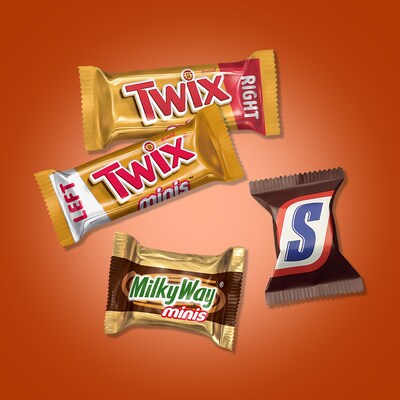 Mars Caramel Mix Miniatures Milk Chocolate Candy Bars, 75 oz. (220-02731)