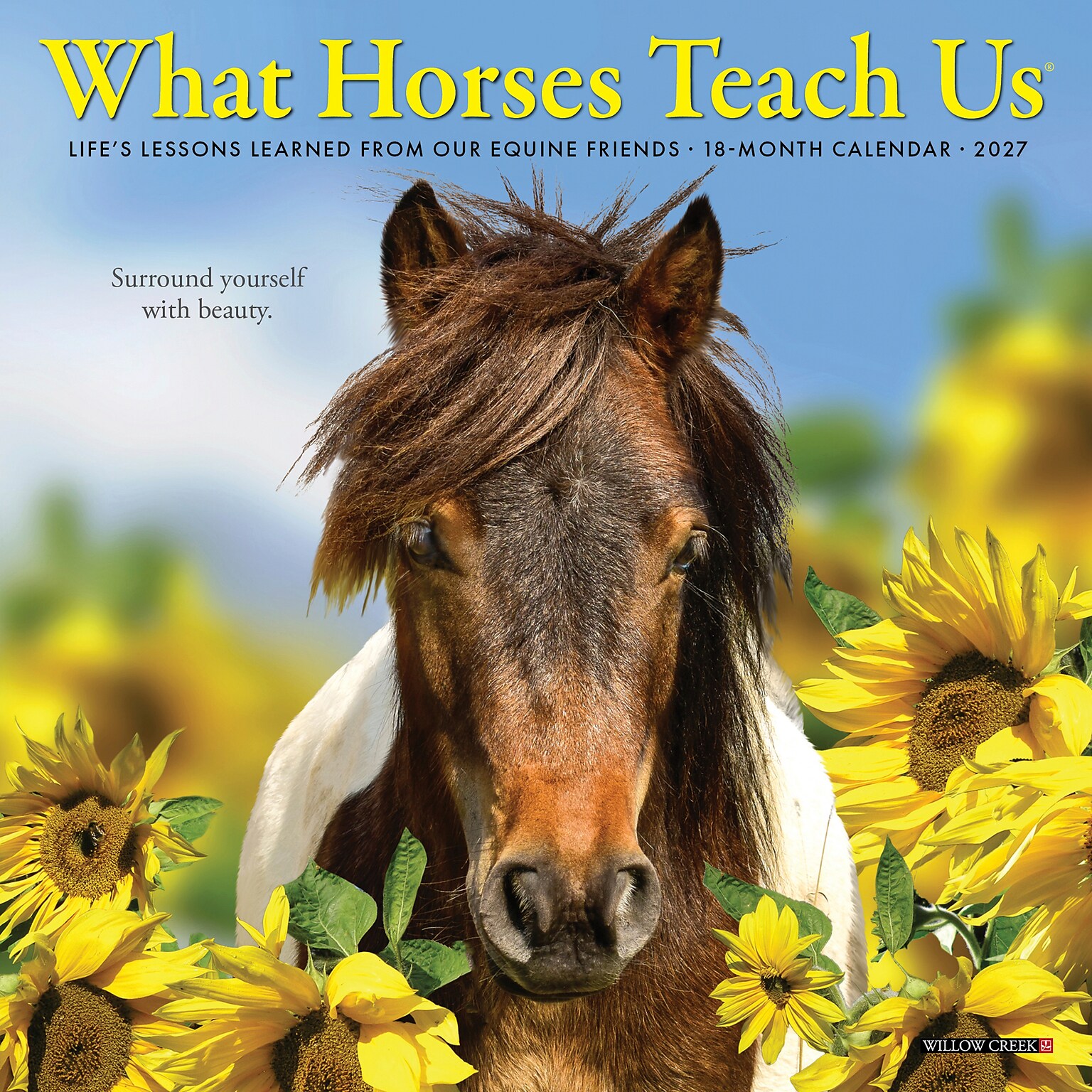 2027 Willow Creek What Horses Teach Us 7 x 7 Monthly Wall Calendar, Assorted Colors (64290)