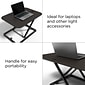 Union & Scale™ FlexFit™  27" Adjustable Desk Riser, Black (UN45516-CC)