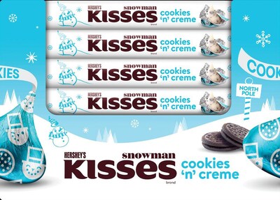 KISSES Cookie/Creme Snowman 9oz
