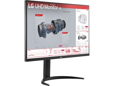 LG 32" 4K Ultra HD 100 Hz LCD Monitor, Black (32BR55U-B)