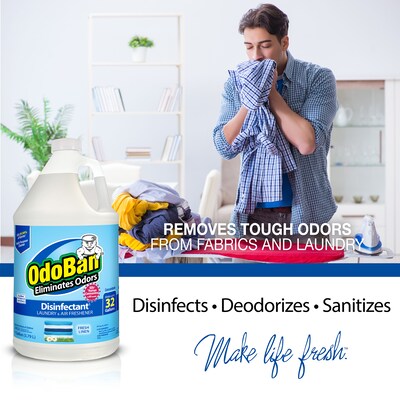 OdoBan Air Freshener & Deodorizer, Fresh Linen Scent, 1 Gallon (911701-G4)