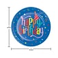 Creative Converting Hats Off Birthday Plates and Napkins Kit, Assorted Colors (DTC9127E2G)