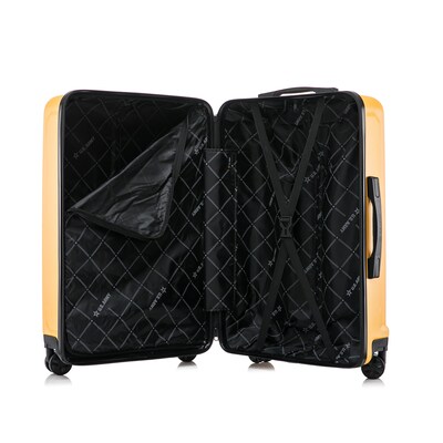US Army FOX 28" Hardside Suitcase, 4-Wheeled Spinner, TSA Checkpoint Friendly, Mustard (USLFOX00L-MUS)
