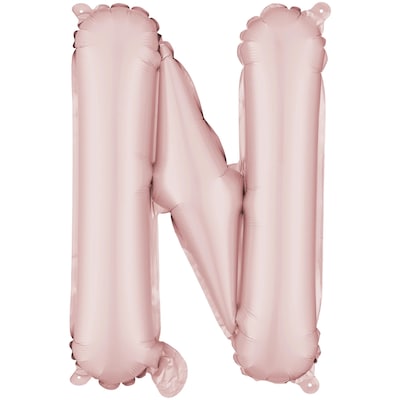 Party City (Air-Filled) 16 N Foil Balloon, Dusty Rose (AM 1 10008 1-92)