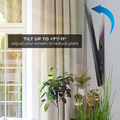 Mount-It! Tilting TV Wall Mount For 42" to 80" Screens, 110 lbs. Max. (MI-311)