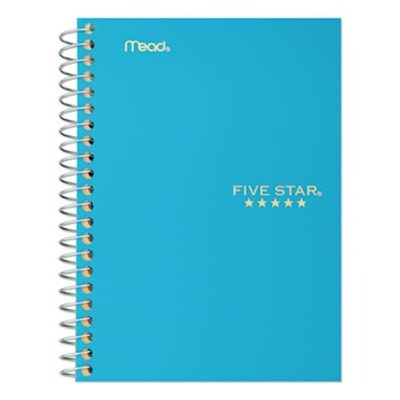 Five Star 1-Subject Wirebound Notebook, 5" x 7", College Ruled, 100 Sheets, Assorted Colors (MEA45484)