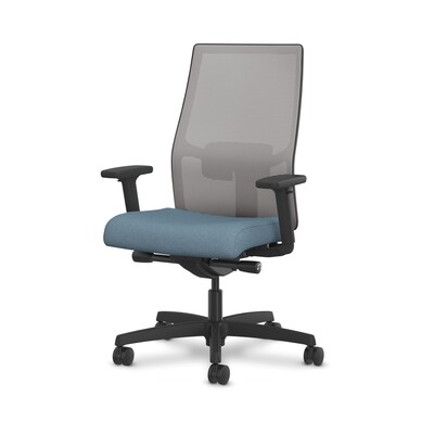 HON Ignition 2.0 Mesh/Fabric Swivel Task Chair, Fog/Carolina/Black (HONI2MM2AFH21BT)