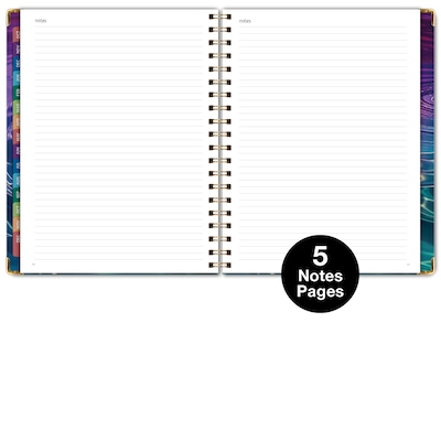 2027 Excello Brands 9" x 11" Weekly & Monthly Standard Planner, Paperboard Cover, Summer Bliss (FSHN-CY27-8511-73)