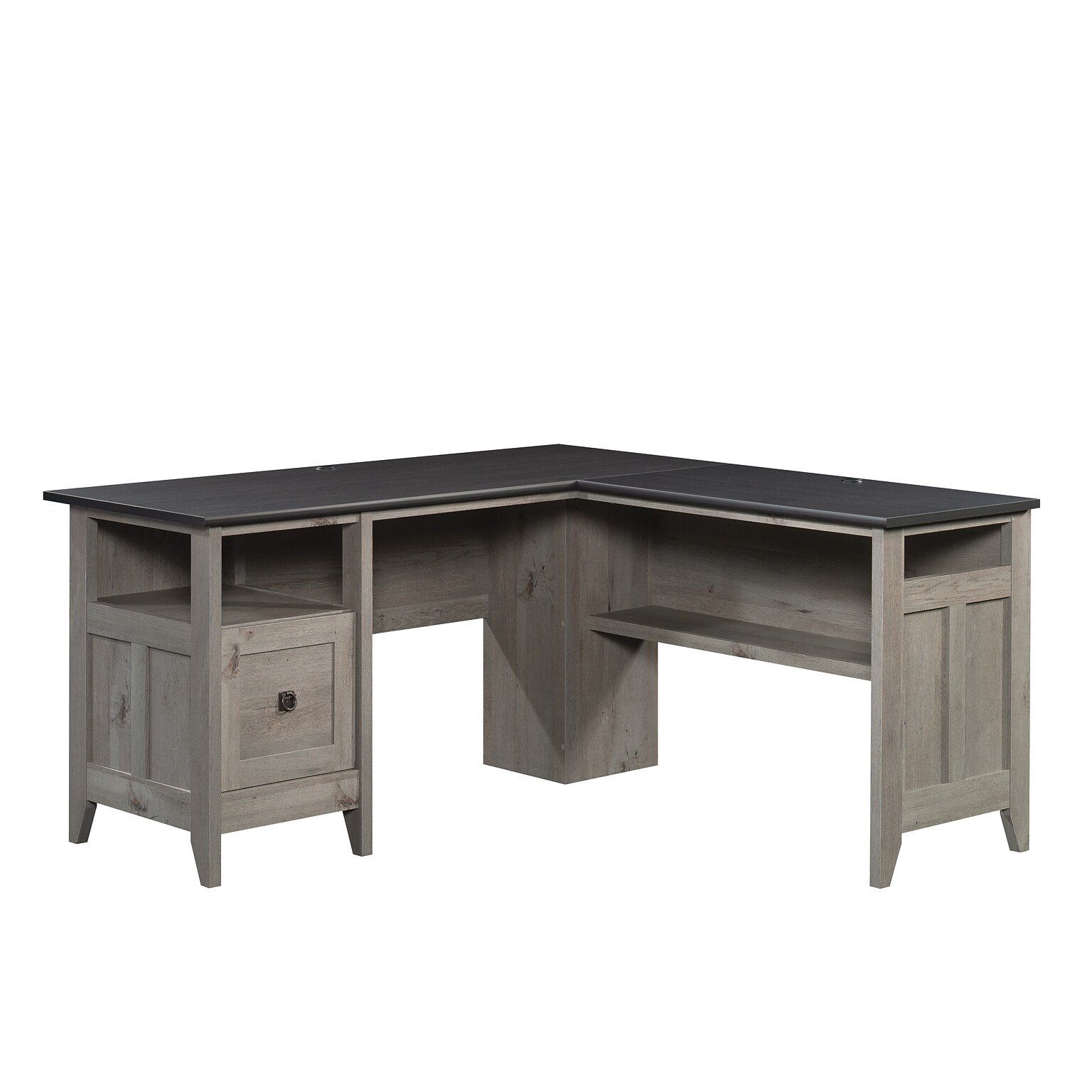 Sauder August Hill 59W L-Shaped Home Office Desk, Mystic Oak (430757)