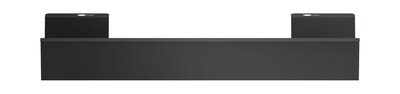 HON Cable Management Trough, 17W, Single, Graphite Finish (HPWRTRGH17)