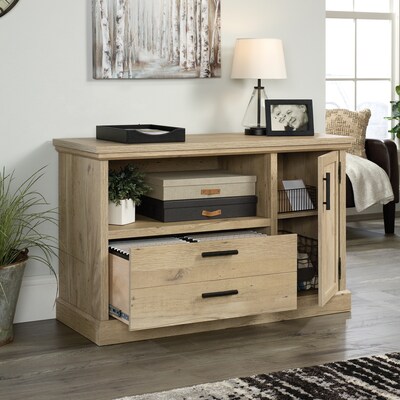 Sauder Aspen Post File Credenza, Letter/Legal Size, Prime Oak (427020)