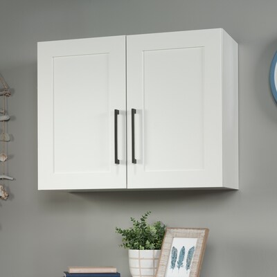 Sauder HomePlus 23H Wall Cabinet, Soft White (442985)