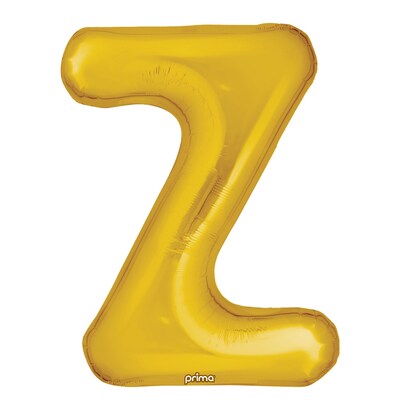 Party City (Air-Filled) 16 Z Foil Balloon, Gold, 2/Pack (AM60050239-19)