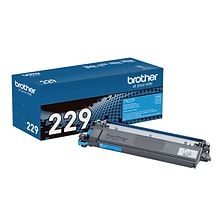 Brother TN229 Cyan Standard Yield Toner Cartridge (TN229C), print up to 1200 pages