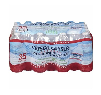 Crystal Geyser Neutral Alpine Spring Water, 16.9 oz., 35/Carton (CGW35001)