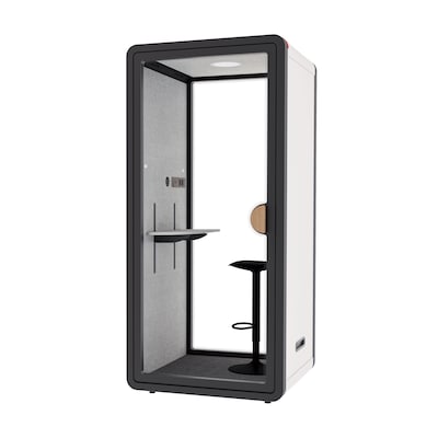 FlexiSpot NeoPod Modular Series 1-Person Privacy Booth, White (P1FC-3W)
