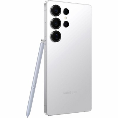 Samsung Galaxy S25 Ultra 5G Unlocked Cell Phone, 256 GB, Titanium Whitesilver (SM-S938UZSAXAA)
