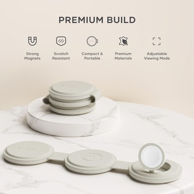 Satechi OntheGo 3-in-1 Wireless Charger, Sand (ST-QTG31W)