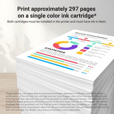 Canon 271 Magenta Standard Yield Ink Cartridge (0392C001)