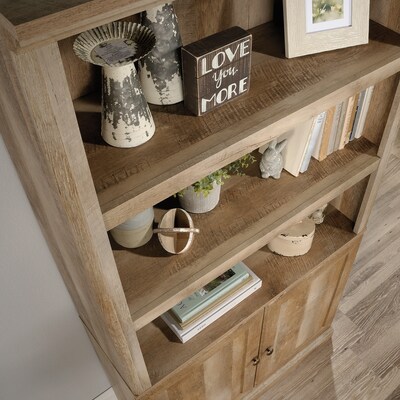 Sauder Select 70"H 5-Shelf Bookcase, Lintel Oak (426413)