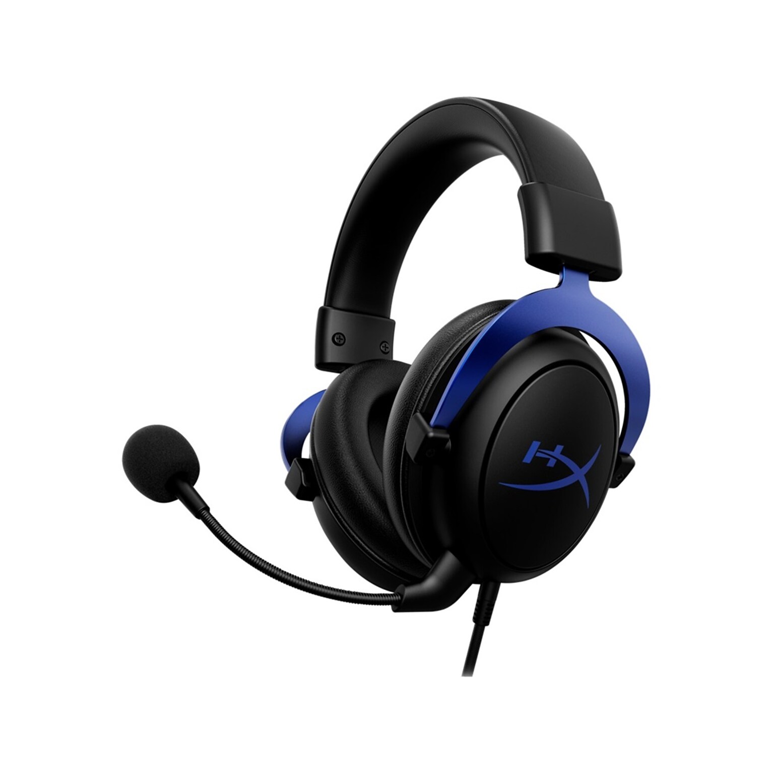 HyperX HyperX Cloud 3.5mm Noise Canceling Stereo Gaming Headset, Black/Blue (A3RL9AA)