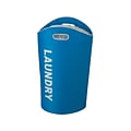 Honey-Can-Do Collapsible Laundry Hamper with Handles, Blue (HMP-09646)