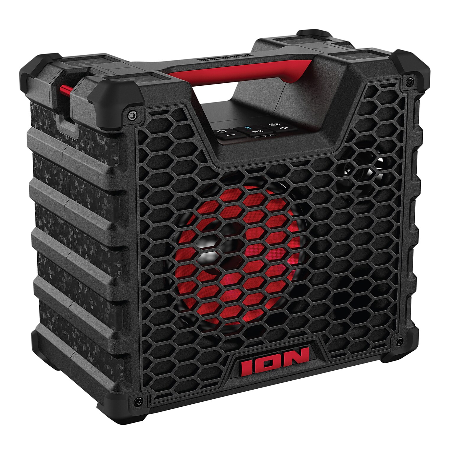 ION Tailgater Tough Wireless Bluetooth Portable All-Weather Speaker, Water Resistant, Black (TLGATTGHXUS)