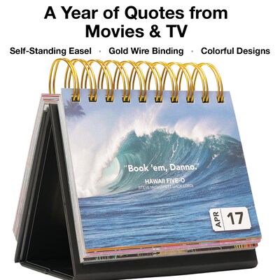 2026 Global Printed Products Movie and TV Quotes 6 x 6 Day-to-Day Calendar (GPP-PC-02)