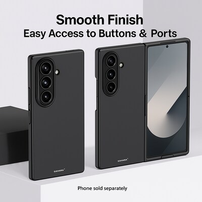 SaharaCase Venture Series Slim Case for Galaxy Z Fold7, Scorpion Black (CP00878)