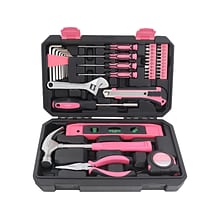 Apollo Tools General Tool Set, 39-Piece, Pink (DT9711P)