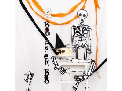 Pukka Party Boo Eeek Boo Halloween Stitched Garland, Black (PTY500)