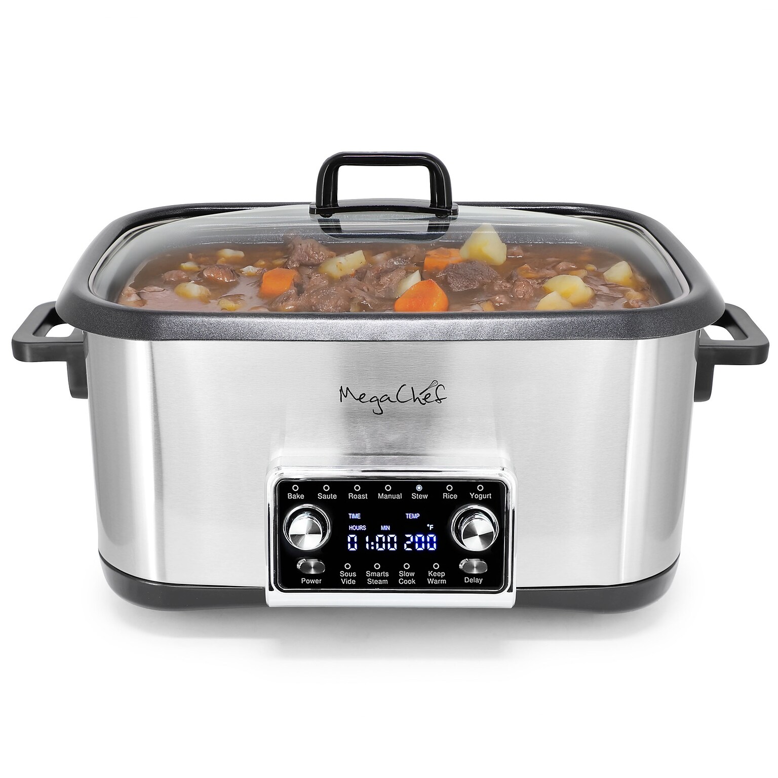 MegaChef 8 Qt Multicooker, Silver (935122913M)