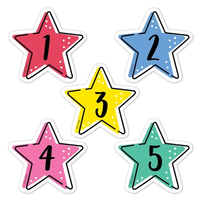 Creative Teaching Press Star Bright Calendar Days Top Classroom Decorating Accents, 35/Pack, 6 Packs
