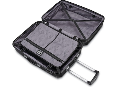 Samsonite Winfield 3 DLX Polycarbonate 4-Wheel Spinner Luggage, Black (120753-1041)