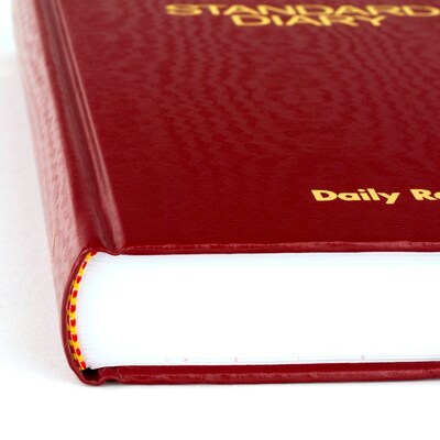 AT-A-GLANCE 2027 Hardcover Standard Diary, 5.75" x 8.25", Red (SD389-13-27)