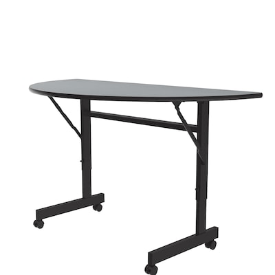 Correll Econoline Flip Top Nesting Table, 24x48, Gray Granite (FTM2448TFHR-15)