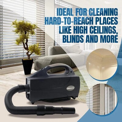 Oreck Compact Canister Vacuum Cleaner, Black (BB1200DB)