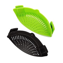 Extreme Fit Silicone Snap On Strainer, 2, Multicolor (BUN-SNSKS-735)