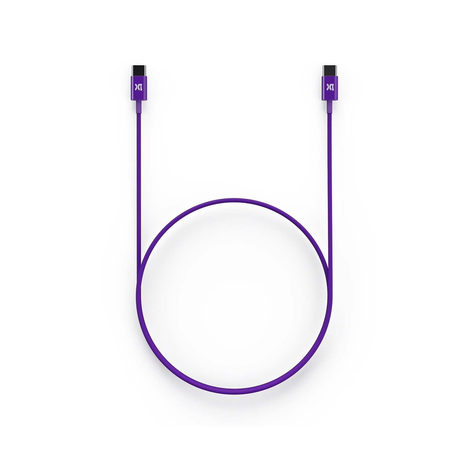 espresso Displays 6.56 USB-C to USB-C Monitor Cable, Male to Male, Purple (900-00020)
