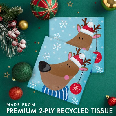 Creative Converting Jolly Characters Christmas Tableware Set, Serves 8 (DTC8333E2A)