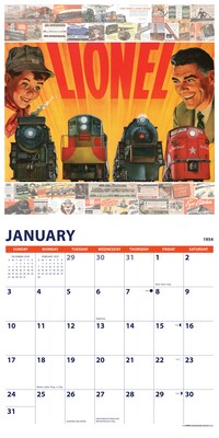 2027 Willow Creek Lionel 12" x 12" Monthly Wall Calendar (65570)