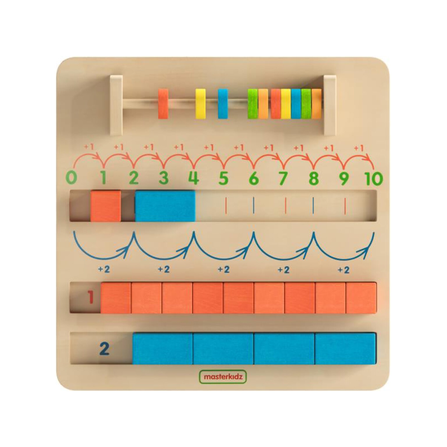 Flash Furniture Bright Beginnings Number Counting Learning Board (MK-MK08787-GG)