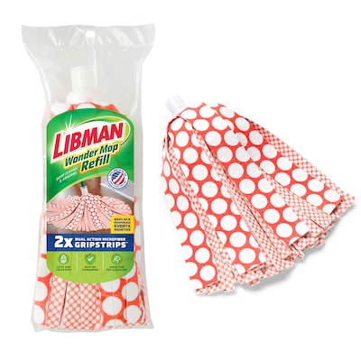 Libman Wonder Microfiber Twist Mop Head, #20, 6/Carton (2001006)
