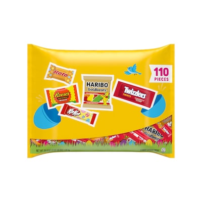 Hersheys Easter Assorted Candy & Chocolate Variety Bag, 35.6 oz., 110/Pieces (34000-94611)