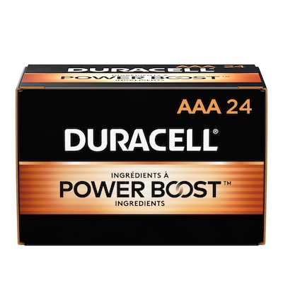 Duracell Coppertop AAA Alkaline Battery, 24/Pack (MN2400BKD)