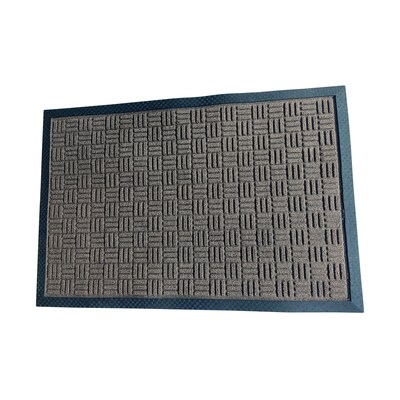 Floortex Doortex Ribmat Indoor / Outdoor Entrance Mat, 72 x 48, Brown (NREMFLLV0110)